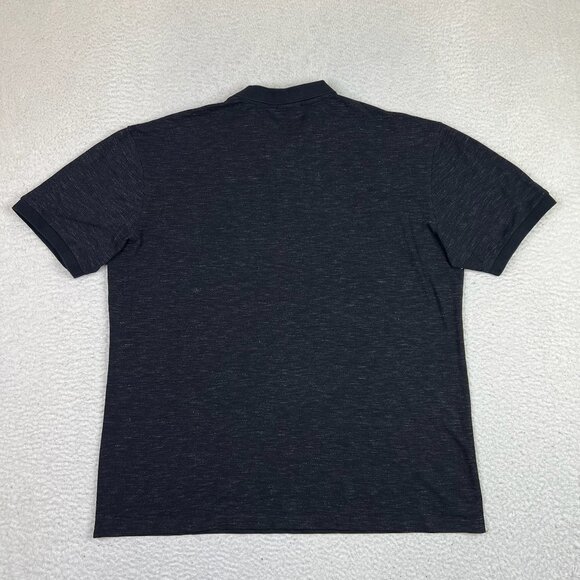 Prada Polo Shirt Mens 2XL Black Made in Italy Short Sleeve Luxury Designer - Picture 3 of 7